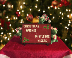 Handmade Slate Holiday Sign - Christmas Wishes