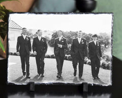 Customizable Slate Photograph - Handmade and Personalized Photo Plaque